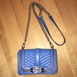 Rebecca minkoff blue cross body purse